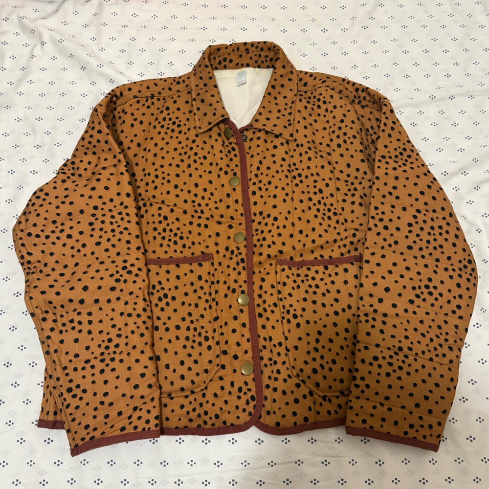 Marine Layer Rust Reversible Quilted Jacket